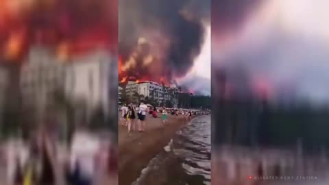 Horrific Fire Burning Everything in Turkey!!