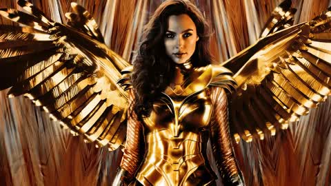 Wonder Woman 1984's New Movie Eagle Armor Photos _ Gal Gadot