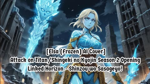 [Elsa (Frozen) AI Cover] Attack on Titan Season 2 Opening Linked Horizon - Shinzou wo Sasageyo