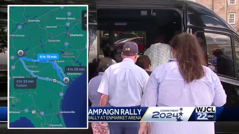 Kamala Harris had to bus people in from 4 hours away for her rally