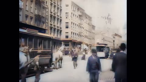 New York in the early 1900s in color!