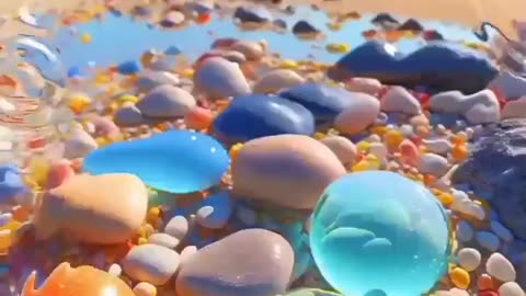 Aqua Jewels: Mesmerizing Stones Dancing on Water |Beyond Horizon