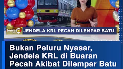 Bukan Peluru Nyasar, Jendela KRL di BuaranPecah Akibat Dilempar Batu