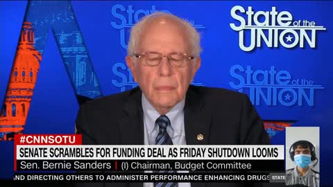 Independent Bernie Sanders of Vermont tells Dana Bash that Kyrsten Sinema is "a corporate Democrat".