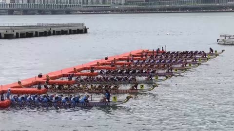 Hong Kong's dragon boat races return after hiatus