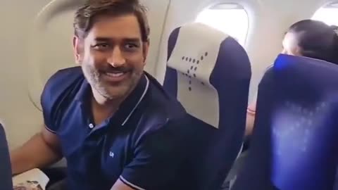 MS Dhoni travel indigo ✈️✈️✈️