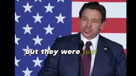 Governor DeSantis claims "the media was against us" after losing to Trump by 30 points