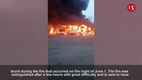 Massive blaze in Moscow bus depot, terrorism in Russian soil by Ukraine or funded by NATO