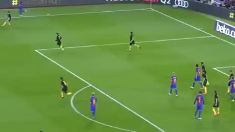 Rakitic goal vs Atletico Madrid