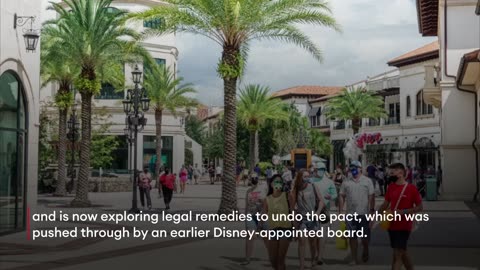 DeSantis-Appointed Board Says Disney Pact Severely Curbs Its Authority Over Special District