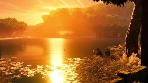 Grass fills the pond, water fills the pond