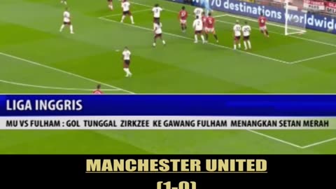 Manchester United 1-0 Fulham, Premiere league 2024