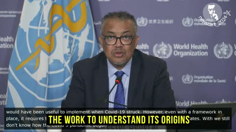 WHO Director General dr. Tedros: We still don't know how the COVID-19 pandemic began