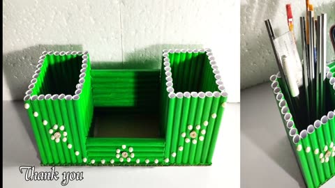 DIY Pen Holder _ Diy Pencil Box _ Diy Pen Stand _ Pen Holder Craft _ Pen Holder Making _ Pen Holder