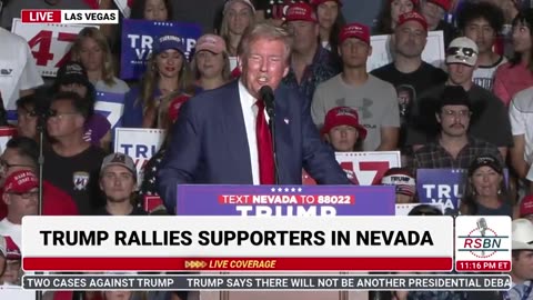 FULL SPEECH: President Donald J. Trump Holds a Rally in Las Vegas, NV - 9/13/24