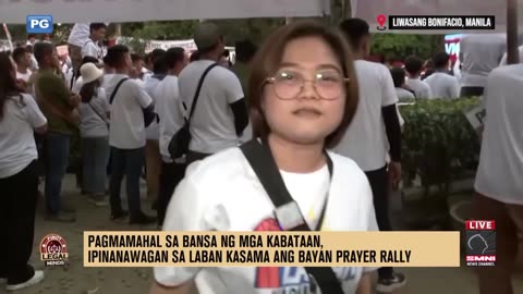 Pagmamahal sa bansa ng mga kabataan, ipinanawagan sa LKAB prayer rally