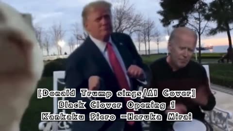 [Donald Trump sings/AI Cover] Black Clover Opening 1 Kankaku Piero - Haruka Mirai