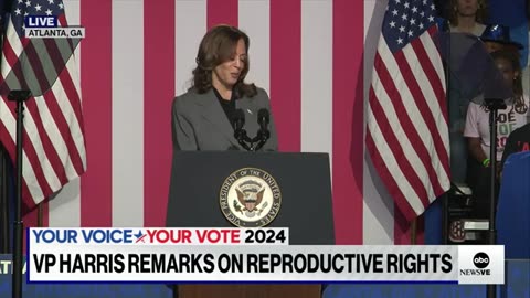 VP Harris remarks on reproductive rights in Georgia