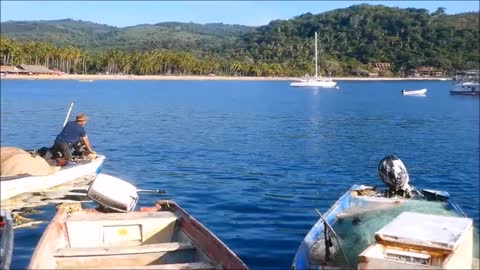 A Look at the Peaceful Marina in Chacala, Mexico