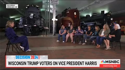 Wisconsin women voters’ reaction to Kamala Harris is incredible.