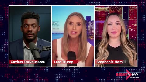 Lara Trump, Xaviaer DuRousseau, Stephanie Hamill