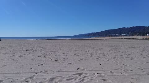 The Captain's View. Ginger Rogers Beach, Santa Monica, California 02/10/24