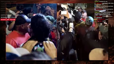 Protesters in Chicago | DNC final day