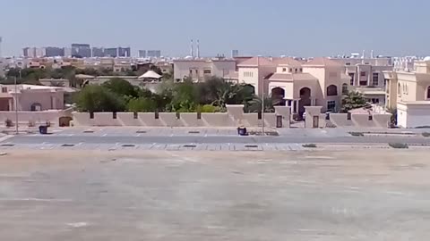 Street view in Abu Dhabi, UAE Short Clip