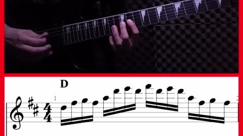 Arpeggios in D - Guitar Lesson