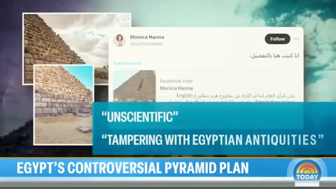 Restoration of ancient pyramid in Egypt draws fierce backlash