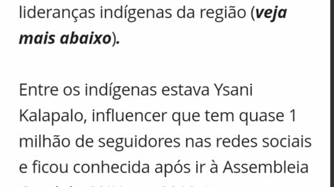 A globo parte para cima dos índios para defender o governo criminoso e assassino.