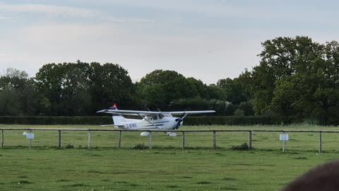 Small Plane Lands Into Headcorn In Kent UK 2024