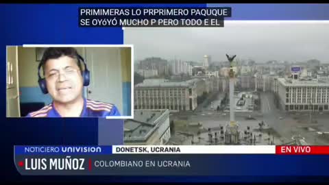 COMUNICADOR COLOMBIANO QUE VIVE EN UCRANIA DEJA EN RIDÍCULO Y EN DIRRCTO A 2 DE DESINFORMADORES DE LA TV..