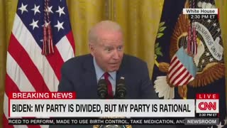 Biden CREEPILY Whispers to the Press During Infrastructure Speech