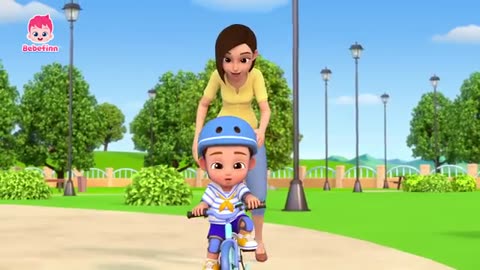 Bike Song for an Hour | Vehicles | Outdoor Play for Kids #Bebefinn