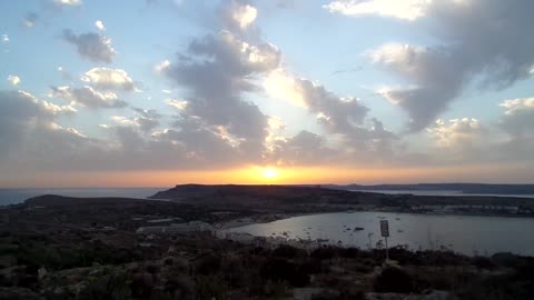 Sonnenuntergang Ghadira Bay Mellieha 05.06.2016