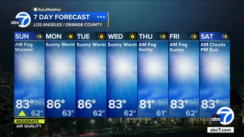 Sunshine expected across SoCal on Sunday as warming trend gets underway