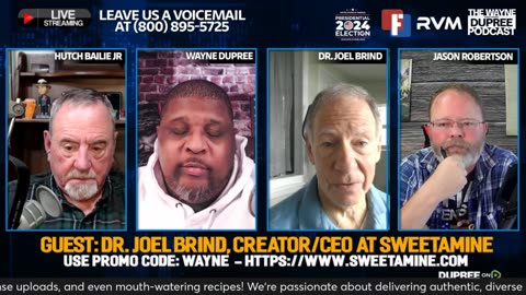 Dr. Joel Brind Talks Sweetamine - Use CODE: WAYNE for $5 Off Product Price!