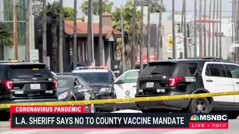 LA County Sheriff is refusing to require 18,000 officers get vaccinated: