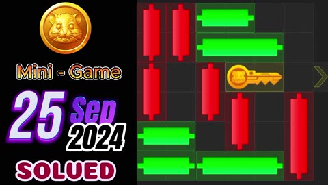 25 September Mini Game 100% Solved | Hamster Kombat Mini Game Puzzle Today 25 September #hamster