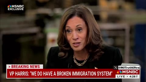 Kamala Blames Trump for the Border and wants Mass Amnesty for Illegal Aliens