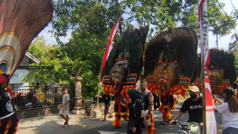 Reog art in Indonesia