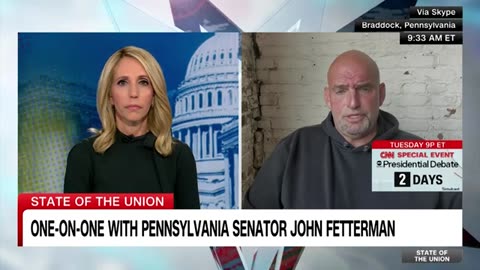 Fetterman explains why Biden dropping out of the race is no longer helping Trump