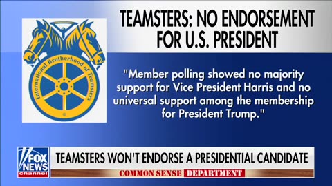 'I'm Seeing Trump Stickers': Teamster Says Union's Leadership 'Not Listening' To Members