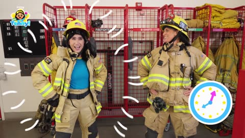 🚒 Becoming a Firefighter! | Explore Firetruck | Educational Videos for Kids | Hey Tenny!