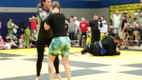 Girl Grapples Girl