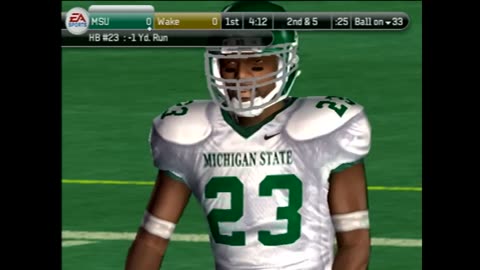 NCAA Football08 (Ps2) Michigan State vs Wake Forest Part1