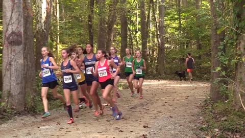 20171028 NCHSAA 3A Midwest Regional XC Championship - Girls' 5K