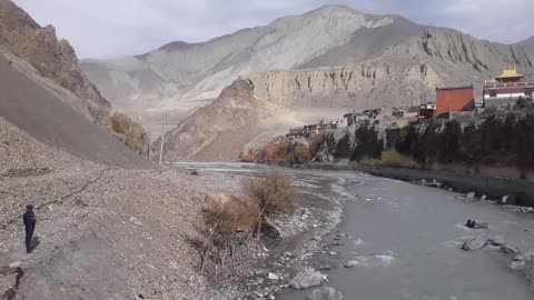 Heavy air blows in Nepal