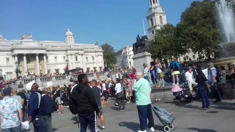 London Lockdown Protest, Trafalgar Square 19th September 2020: Part 2